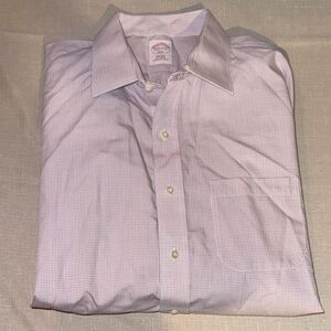 Brooks Brothers Pink Checkered Dress Shirt